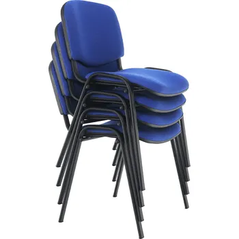 Jednací židle Max-i Konferenční - jednací židle stohovatelná ARISE modrá