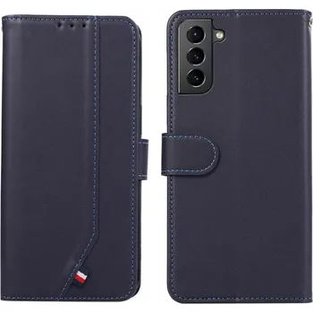 Pouzdro na mobilní telefon ABEEL 123375 ABEEL DELICATE Peněženkový obal Samsung Galaxy S21 5G modrý