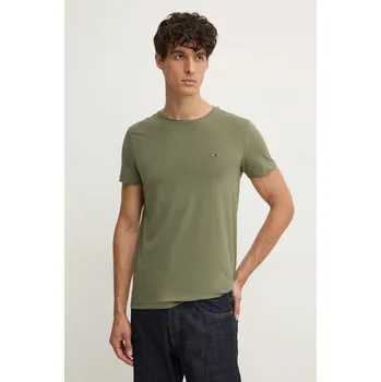 Pánská móda Tričko Tommy Hilfiger MW0MW10800 zelená 78X, vel. XL