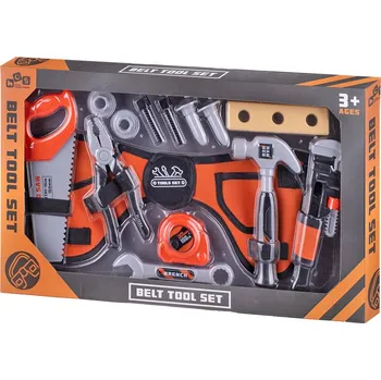 Dětská dílna Mikro Trading Sada nářadí 6 ks s opaskem a doplňky