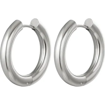 Náušnice Náušnice kruhy CREOLES Silver 25 mm