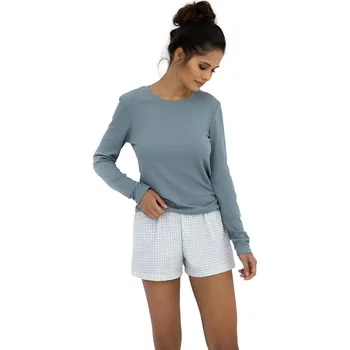 Dámské pyžamo Dámské pyžamo SENSIS KAITLYN mořský-bílá XL 0