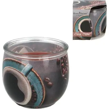 Svíčka Svíčka vonná dekorativní Dark Coffee 125g