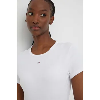 Tričko Tommy Jeans DW0DW17383 bílá 00X, vel. M