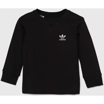 Pánské tričko Dětské tričko s dlouhým rukávem adidas Originals LONG SLEEVE IW1006 černá 99X, vel. 62