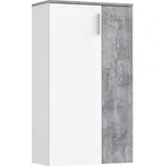 Botník ETON bílá/šedá beton