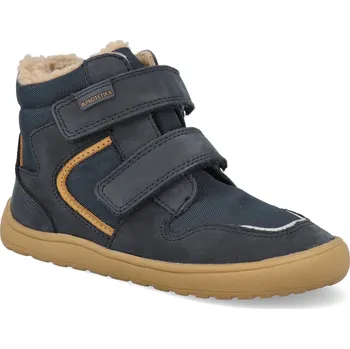 Dívčí zimní obuv Barefoot dětské zimní boty Protetika - Gero denim modré Velikost: 32