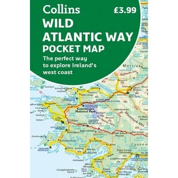 Cizojazyčná kniha Wild Atlantic Way Pocket Map, The Perfect Way to Explore IrelandÂ’s West Coast - Collins Maps