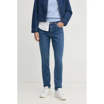 Dámské džíny Džíny Pepe Jeans TAPERED JEANS HW VIOLET dámské, high waist, PL204591EE3 modrá 55X, vel. 30/28