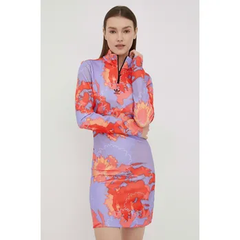 Dámské šaty Šaty adidas Originals HC4598 fialová 48X, vel. 36