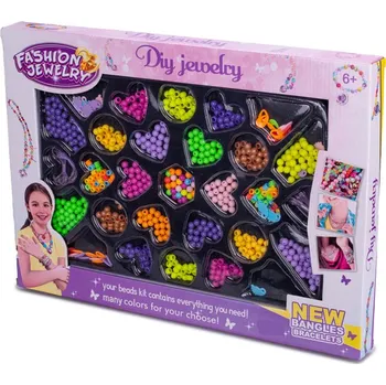 Dětské navlékací korálky Mikro Trading Korálky navlékací