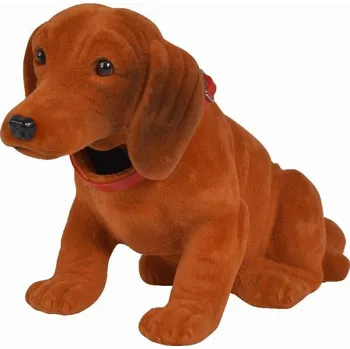 Figurka Simba Pes s kývací hlavou světle hnědý