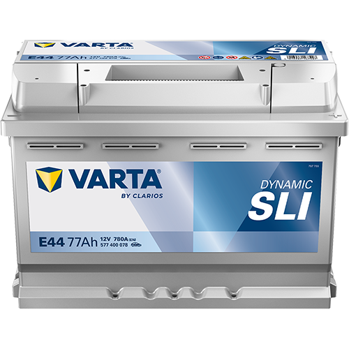 Varta Dynamic SLI 12V 77Ah 780A, 577 400 078, E44 nabitá autobaterie + Reflexní přívěsek FOOT + možný výkup staré baterie při doručení nebo v prodejně Jinočany