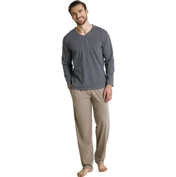 Pánské pyžamo Pánské pyžamo TARO LUCA 3481-3482 grafitová L 0