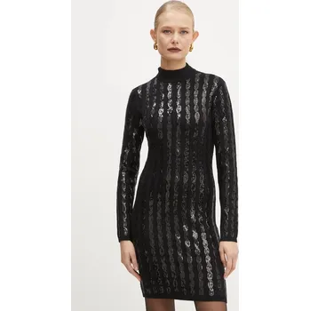 Dámské šaty Šaty Guess BAILEY černá barva, mini, W5RK06 Z2YJ2 W5RK06.Z2YJ2 99X, vel. M