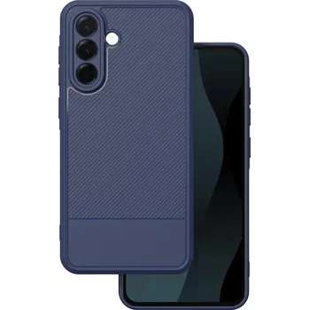 Pouzdro na mobilní telefon Samsung Galaxy A17 4G A175 silikonové pouzdro Simple Carbon Color blue
