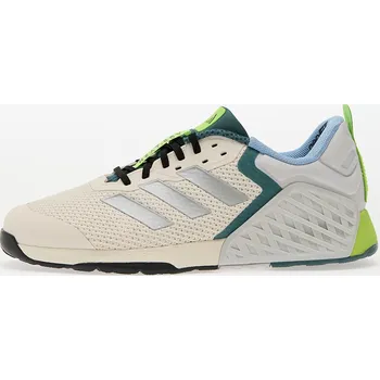 Pánské tenisky Tenisky adidas Dropset 3 strength training Chalk White/ Silver Met./ Preloved Teal EUR 41 1/3