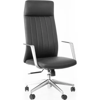 Kancelářské otočné křeslo MAART - kůže, černá Sego