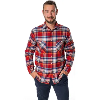 LUIZ Pánská flanelová košile Bruno 197 Velikost: 47