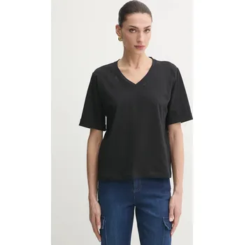 Bavlněné tričko Liu Jo TA5175.JS923 černá 99X, vel. M