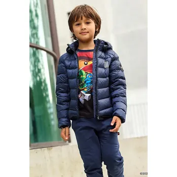 Dětská péřová bunda Lego LWJESTED 600 11010567 námořnická modř 59X, vel. 158
