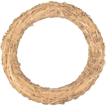 Floristika Plastimex 30402110 slaměný věnec 35 cm
