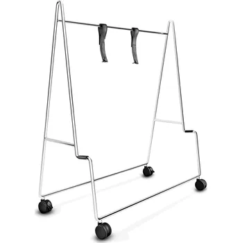 Please Wait To Be Seated, Stojan na televizi Carry TV, na kolečkách, stříbrný - Formadore