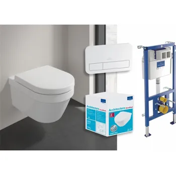 Klozet Závěsná toaleta Villeroy & Boch Architectura, 34,5 cm