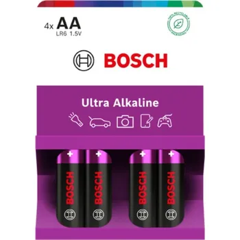 Článková baterie BOSCH Ultra Alkaline LR6UA4B-00 Baterie AA, 4 ks BOSCH