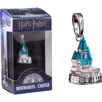 Přívěsek The Noble Collection Přívěsek Lumos - Bradavický hrad v barvě stříbra, Harry Potter