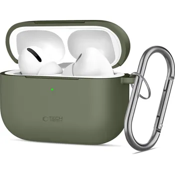 Příslušenství pro sluchátka KRYT TECH-PROTECT SILICONE HOOK APPLE AIRPODS PRO 3 OLIVE GREEN