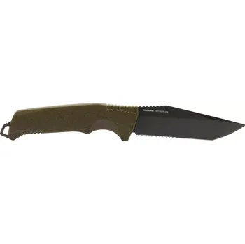 kapesní nůž Pevný nůž SOG Trident FX - OD Green - Partailly Serr