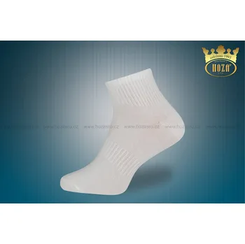 Dámské ponožky Dámské kotníkové ponožky HOZA s elastanem - H2026 od 69kč/pár Barva: Bílá, Velikost: 35-38