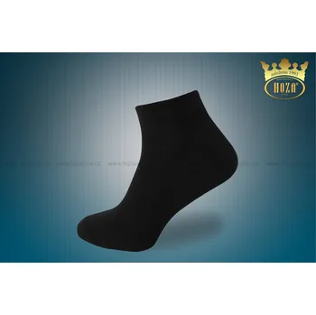 Dámské ponožky Dámské kotníkové ponožky HOZA s elastanem - H2026 od 69kč/pár Barva: černá, Velikost: 39-42