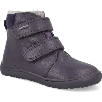 Dívčí zimní obuv Barefoot dětské zimní boty Protetika - Beka purple fialové Velikost: 32