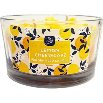 Svíčka PanAroma vonná svíčka ve skle Lemon Cheesecake 140g
