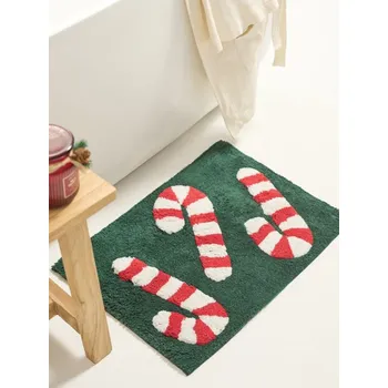 Koupelnová předložka Sinsay - Koupelnová předložka s vánočním motivem - zelená - 492GN-67X - 492GN-67X-ONE