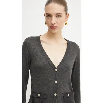 Dámský svetr Svetr s příměsí vlny Morgan MJE šedá 90X, vel. M