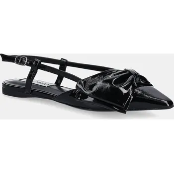 Dámské baleríny Kožené baleríny Steve Madden Dazzled černá barva, s odkrytou patou, SM11003531 SM11003531.017 99X, EUR 38