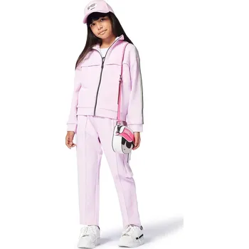 Chlapecká mikina Dětská mikina Karl Lagerfeld růžová barva, s aplikací, Z30483 Z30483.86.108 30X, vel. 86
