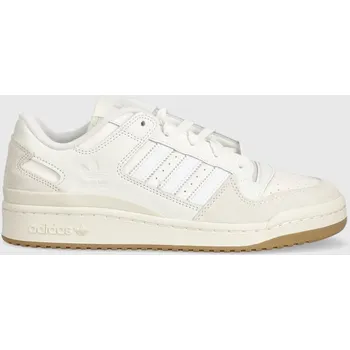 Pánské tenisky Kožené tenisky adidas Originals Forum Low ID6858 bílá 00X, EUR 46
