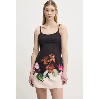 Dámské šaty Šaty Desigual LE MANS černá barva, mini, 25SWVW16 99X, vel. S