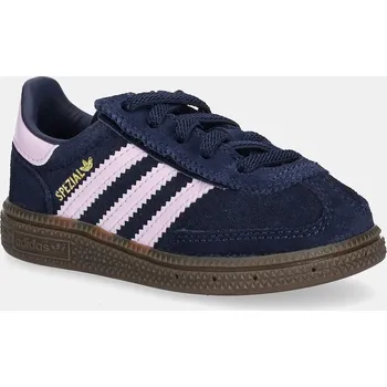 Chlapecké tenisky Dětské semišové sneakers boty adidas Originals HANDBALL SPEZIAL tmavomodrá barva, JI2901 59X, EUR 21