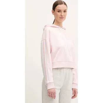 Dámská mikina Mikina Guess YARROW dámská, růžová barva, s kapucí, s aplikací, V5GQ17 KCRT1 V5GQ17.KCRT1 03X, vel. XL