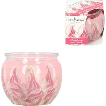 Svíčka Svíčka vonná dekorativní Strawberry and Cream 70g