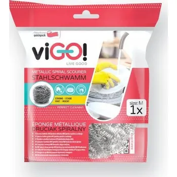 Drátěnka viGO! Drátěnka nerezová velikost M