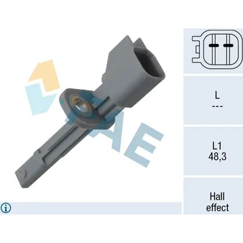 Přislušenství brzdového systému Snímač, počet otáček kol FAE 78645