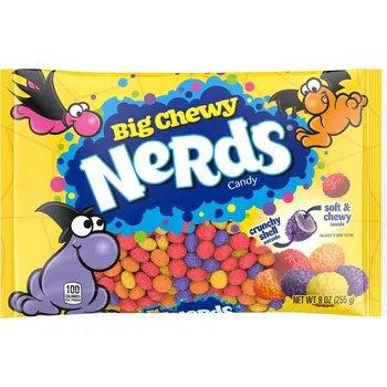 Bonbon Nerds Big Chewy žvýkací bonbonky ve skořápce s ovocnými příchutěmi 255 g