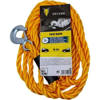 Nářadí pro automobil COYOTE SECURE Lano tažné 5t s karabinami
