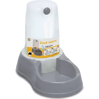 Miska pro psa Zásobník na vodu s miskou 3,5 l šedá